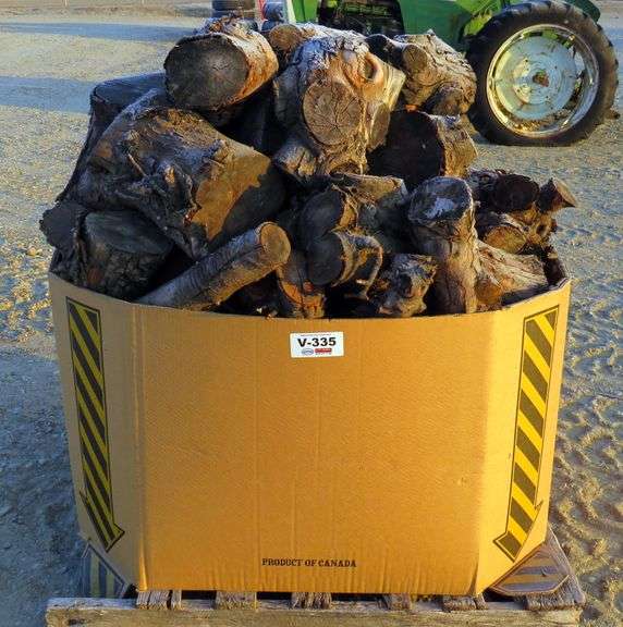 V335 Dried Applewood Firewood Pickett Auction Service
