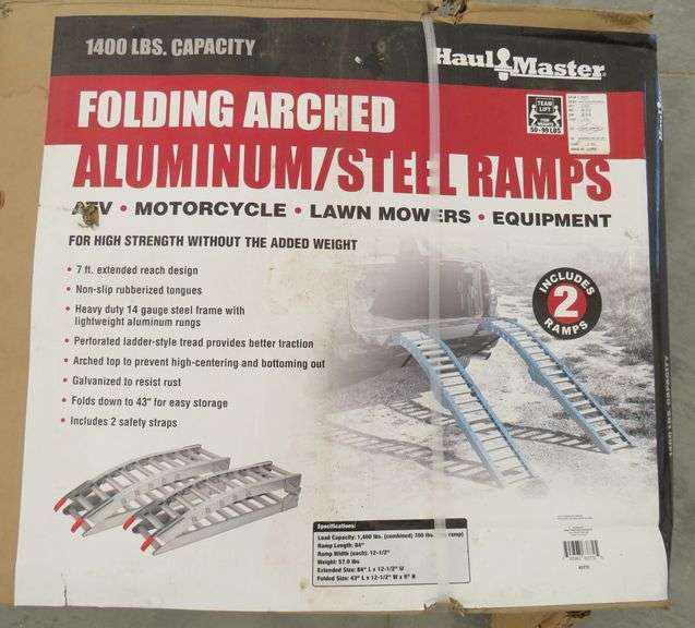 X535 Haul Master Folding Ramps Pickett Auction Service