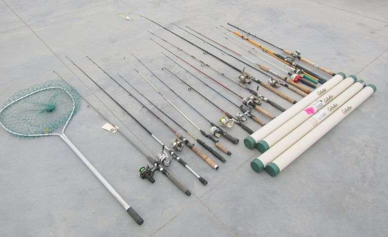 B-206 Fishing Poles + Net