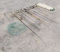 B-206 Fishing Poles + Net