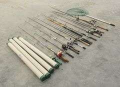 B-206 Fishing Poles + Net
