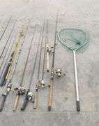 B-206 Fishing Poles + Net