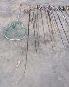 B-206 Fishing Poles + Net