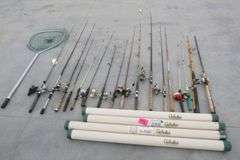 B-206 Fishing Poles + Net