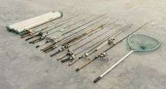 B-206 Fishing Poles + Net