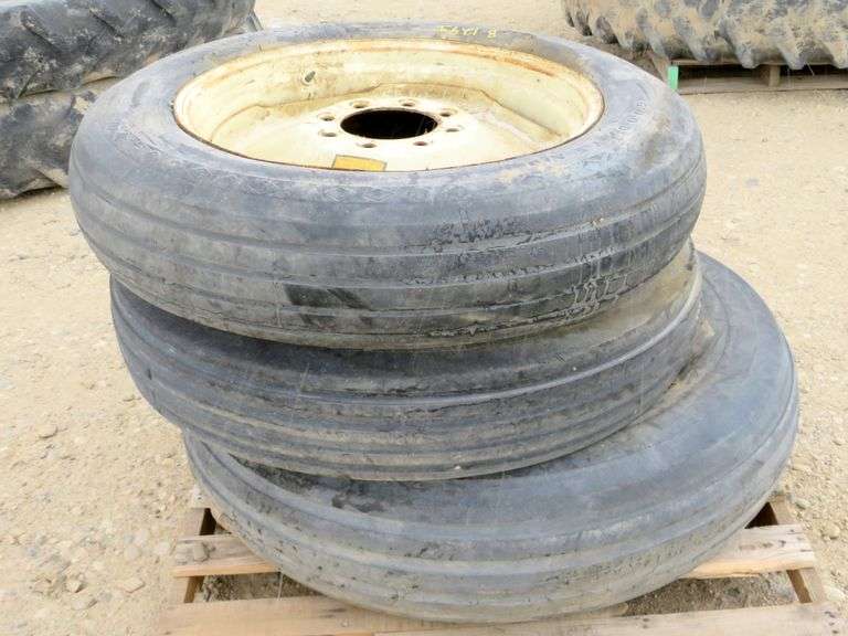 B1295 Implement Tires & Wheels (3) Pickett Auction Service