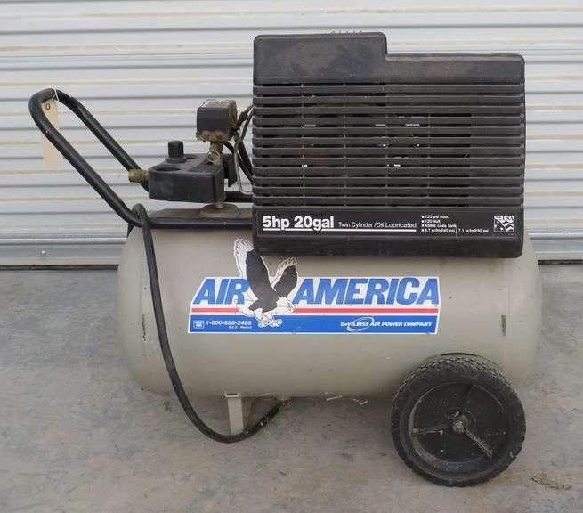 B807 Air America Air Compressor Pickett Auction Service