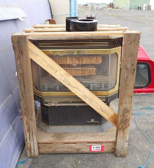 C288 Breckwell Freestanding Gas Fireplace Pickett Auction Service