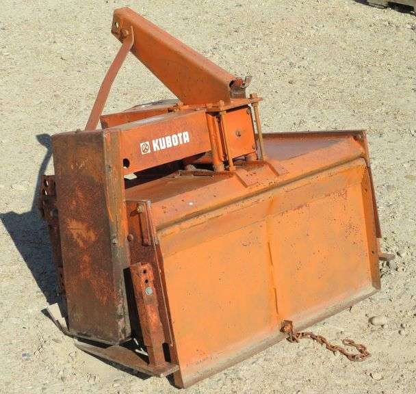 D920 Kubota 3Point Rototiller Pickett Auction Service