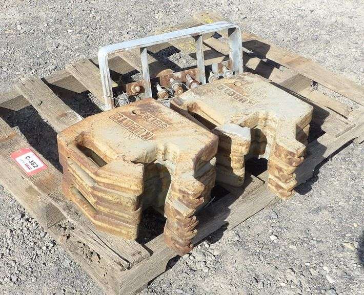 C362 Front Mount Kubota Tractor Weights Pickett Auction Service