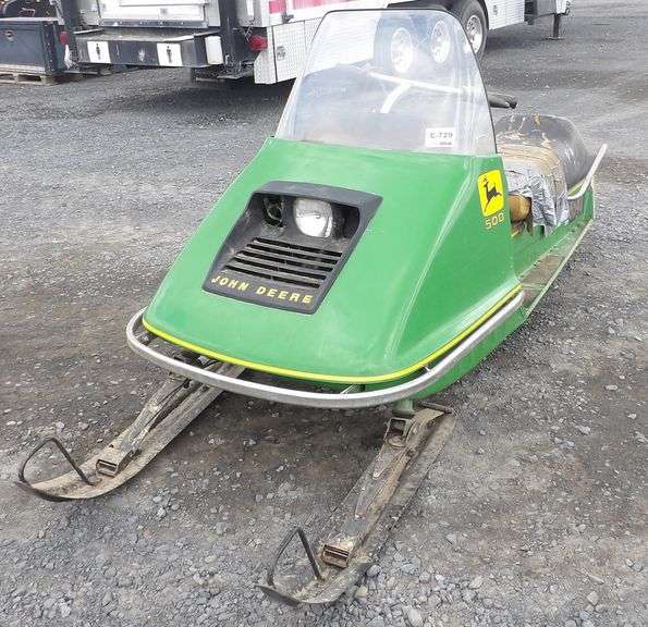 C729 1973 John Deere 500 Snowmobile Pickett Auction Service
