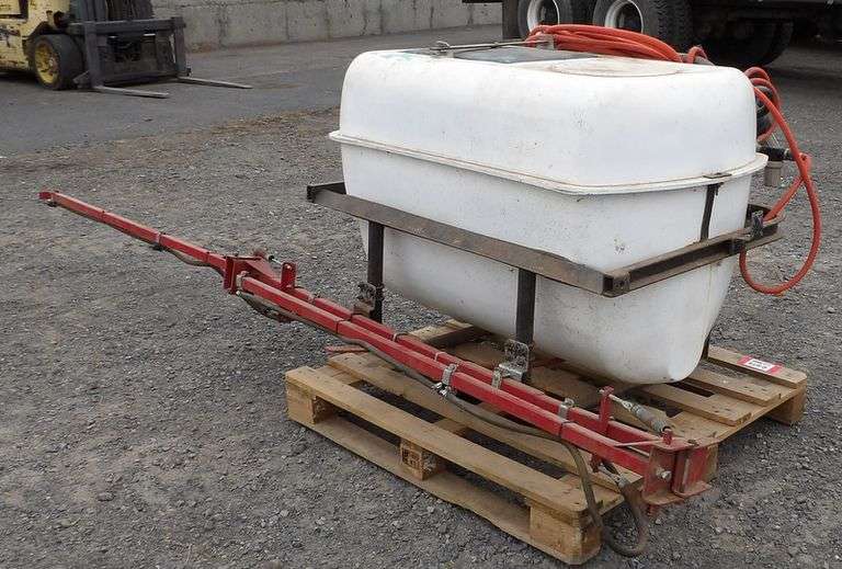 C675 Mitchell 3 Point Tank Sprayer W/Booms Pickett Auction Service