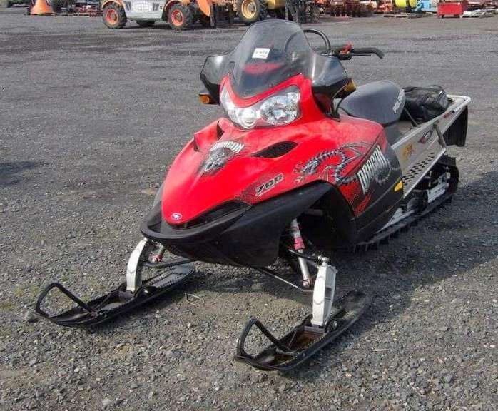 C624 Polaris Dragon 700 Snowmobile Pickett Auction Service