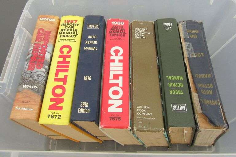 E468 Automotive Manuals Pickett Auction Service