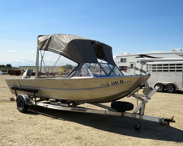 E1115 1981 Hewes Craft Aluminum Boat Pickett Auction Service