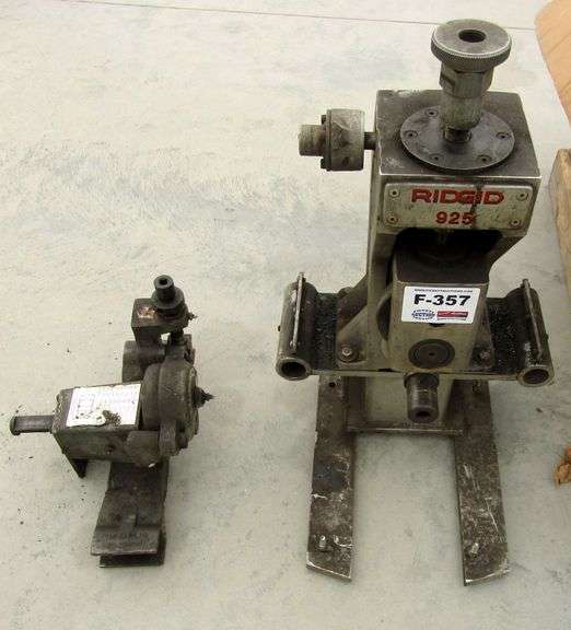 F357 Ridgid 925 Roll Groover Pickett Auction Service