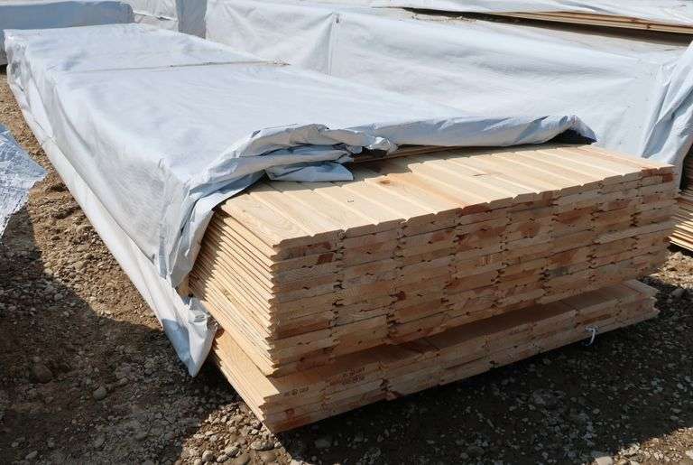 F894 Ponderosa Pine T&G 1X6 Lumber Pickett Auction Service