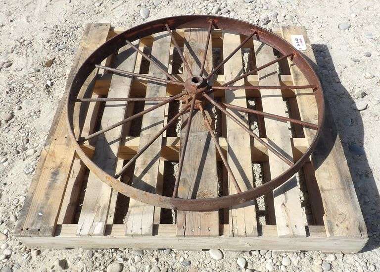 G140 Steel Wagon Wheel Pickett Auction Service