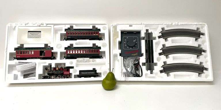 “Village Express Electric Train Set” by Department 56