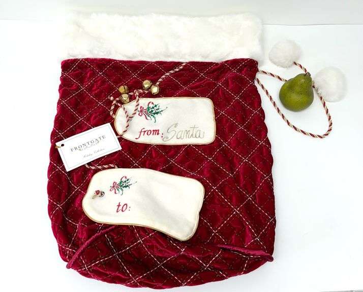 New Frontgate Santa Gift Sack