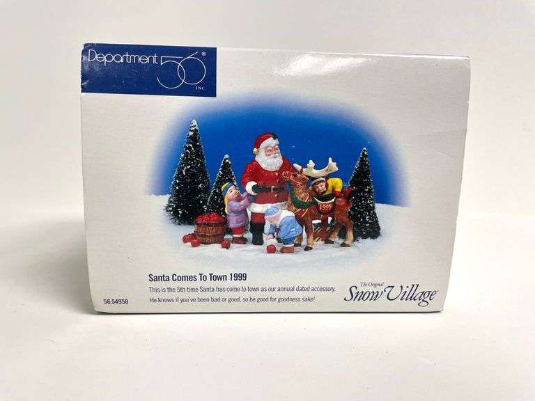 “Santa Comes To Town 1999” Department 56
