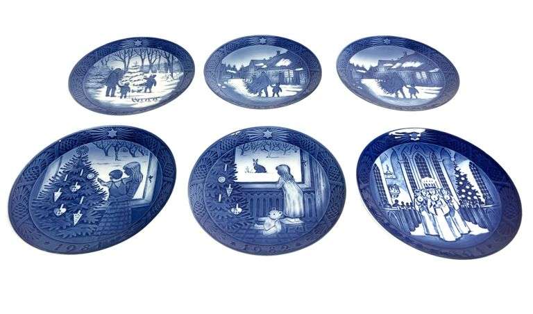 Royal Copenhagen Blue & White Collector’s Plates