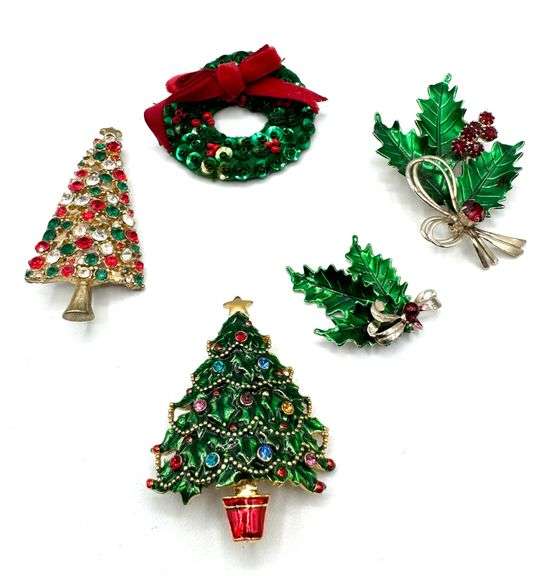 Vintage Christmas Brooches