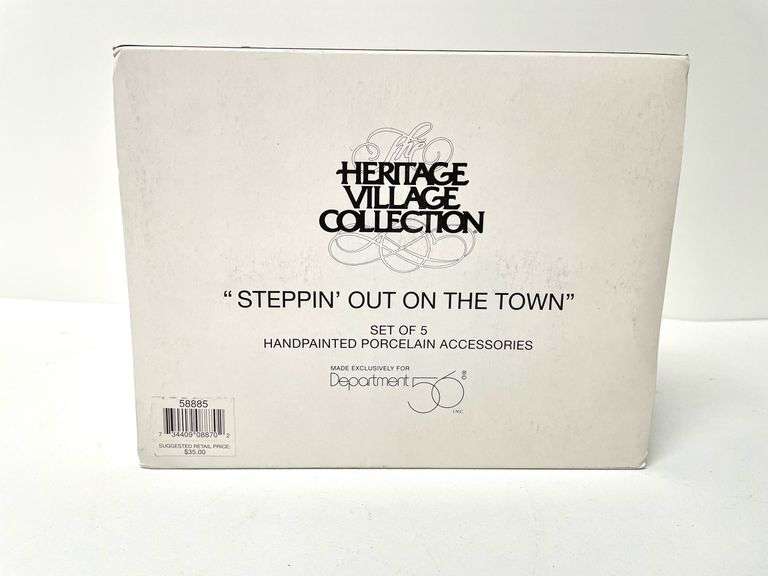 “Steppin’ Out On The Town” Department 56 Accessory Figures