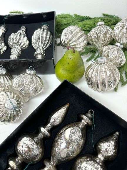 Glass Ornament Set