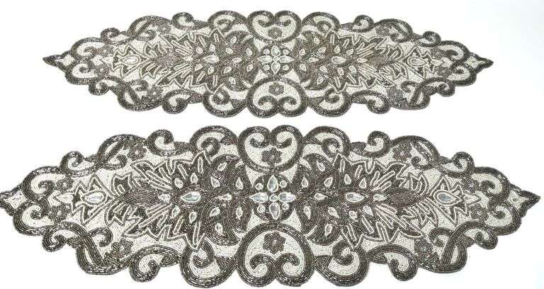 Lustre Beaded Table Runners
