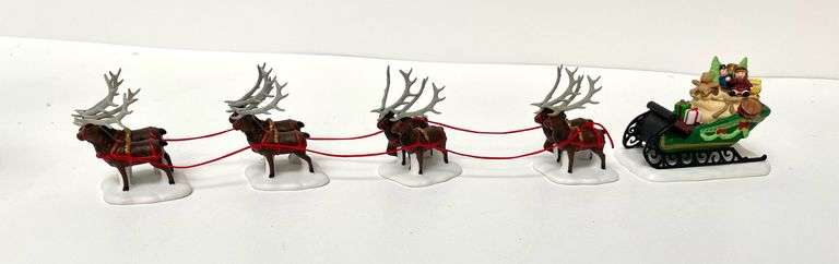 “Sleigh & Eight Tiny Reindeer” Department 56