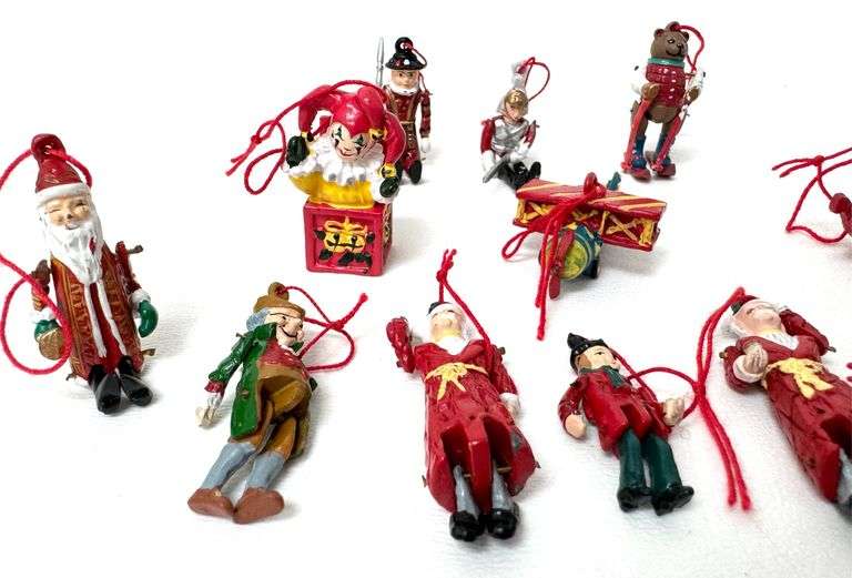 Department 56 Hand Painted Articulated Miniature Ornaments
