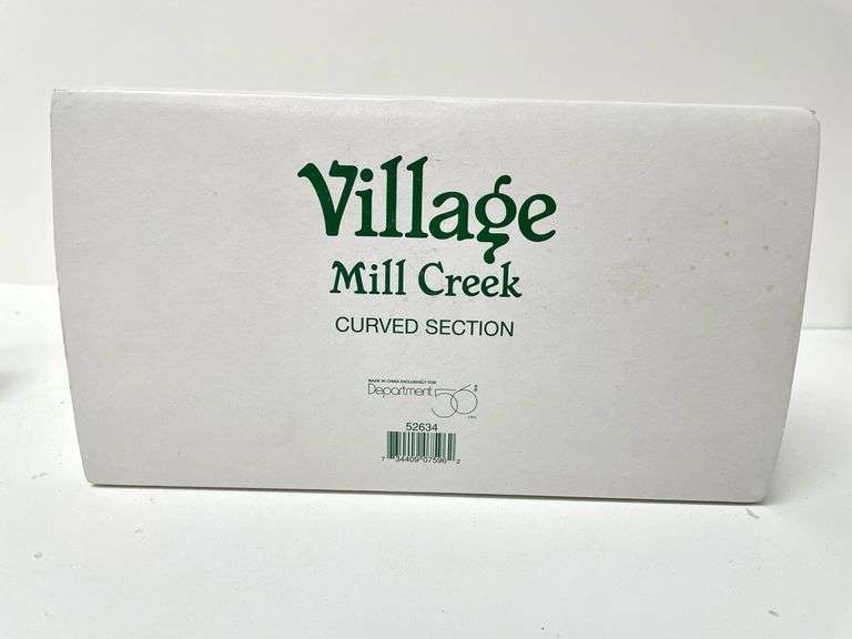 “Mill Creek Curved Section” Department 56