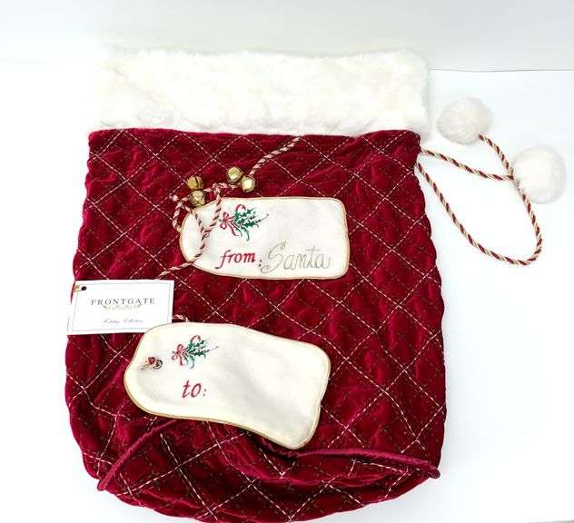 New Frontgate Santa Gift Sack