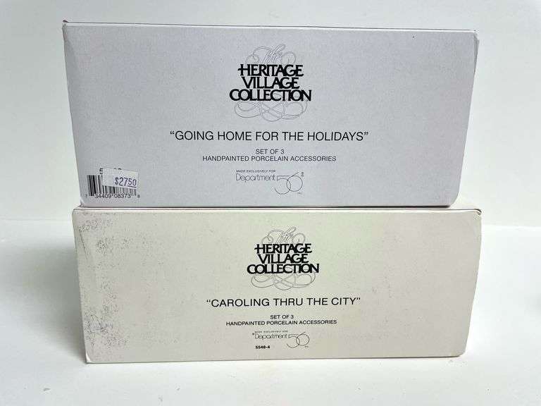 “Going Home For The Holidays” & “Caroling Thru The City” Department 56 Figures