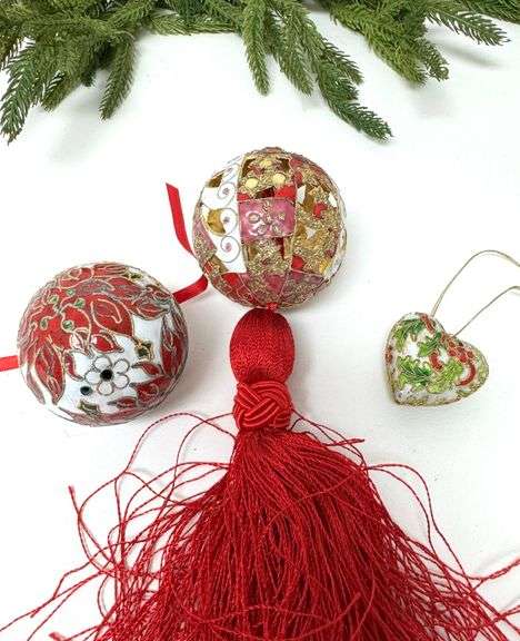Enamel Ornament Set