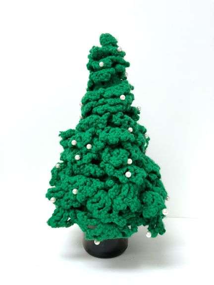 Vintage Crochet Tree Topper/ Wine Bottle Cover