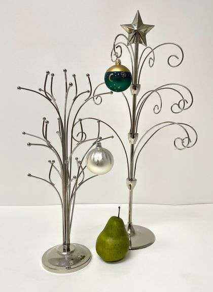 Pair of Christmas Ornament Stands