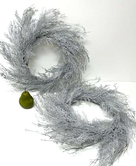 Silver Glitter Wreaths