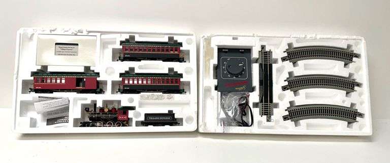 “Village Express Electric Train Set” by Department 56