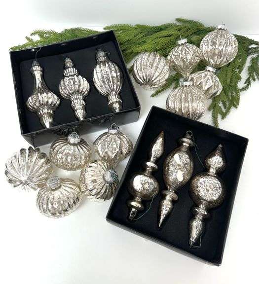 Glass Ornament Set