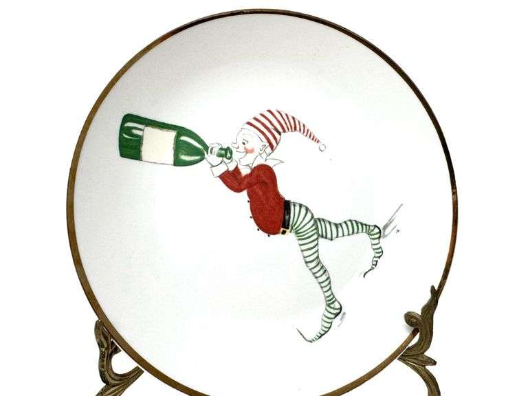 Restoration Hardware Naughty Elf Snack Plates