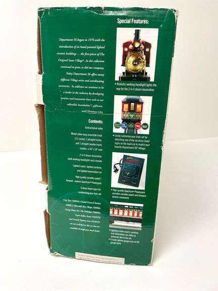 “Village Express Electric Train Set” by Department 56