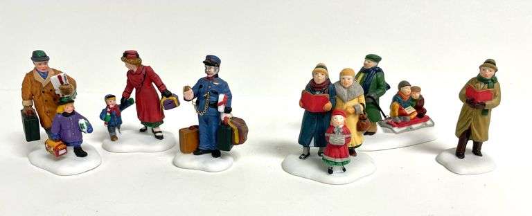 “Going Home For The Holidays” & “Caroling Thru The City” Department 56 Figures