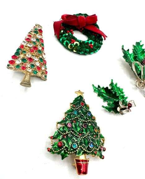 Vintage Christmas Brooches