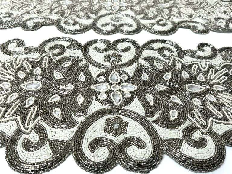Lustre Beaded Table Runners