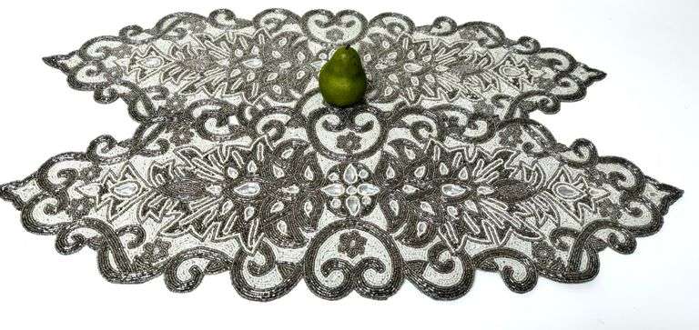 Lustre Beaded Table Runners