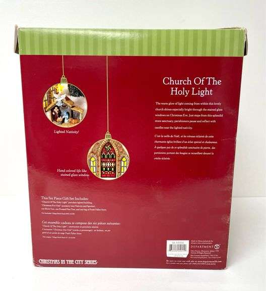 “Church of the Holy Light” Department 56 Holiday Gift Set