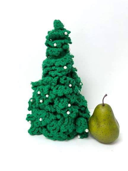 Vintage Crochet Tree Topper/ Wine Bottle Cover