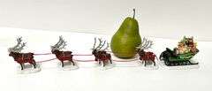 “Sleigh & Eight Tiny Reindeer” Department 56
